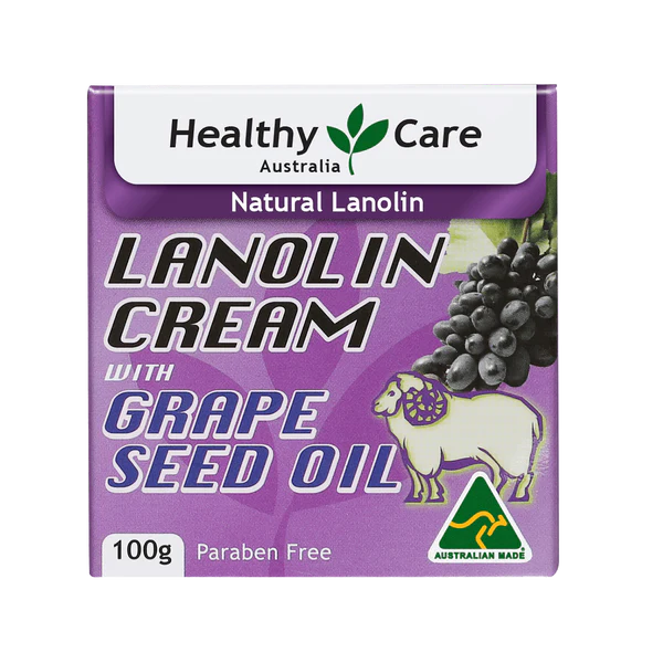 Healthy Care 羊毛脂葡萄籽霜 100g
