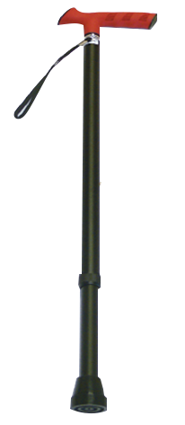 Redgum Comfort Grip Walking Stick - Red