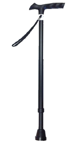 Redgum Comfort Grip Walking Stick - Black