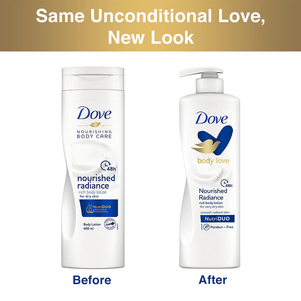 Dove Body Lotion Nourished Radiance 400ml