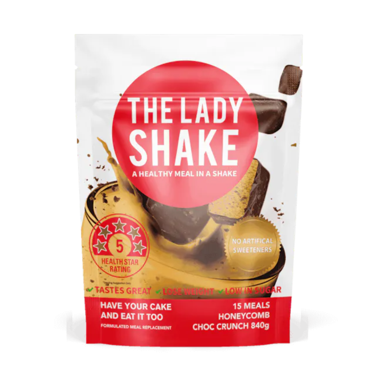 Bánh Lady Shake Chocolate Honeycomb