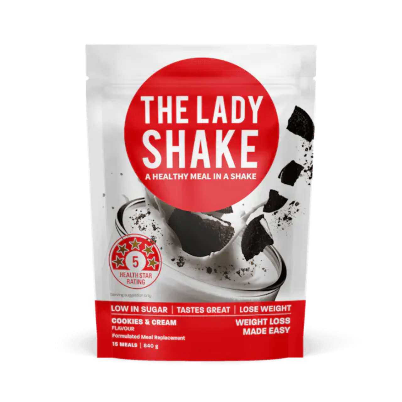 Bánh quy và kem Lady Shake
