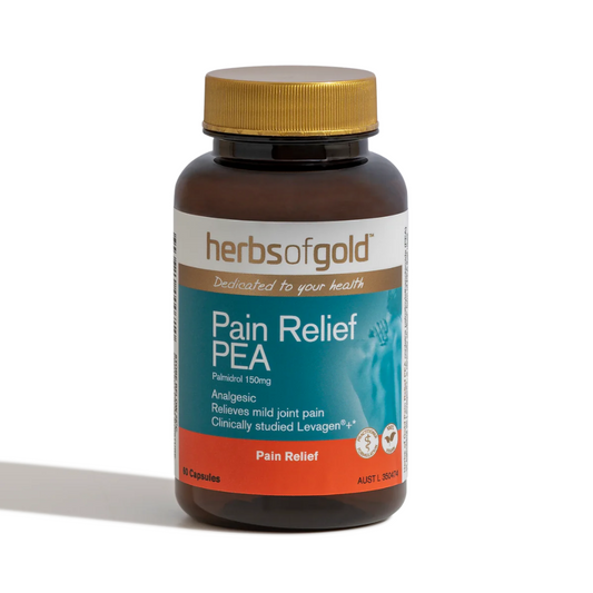 Herbs of Gold 缓解疼痛 PEA 60 粒胶囊