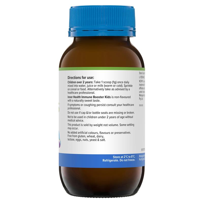 Inner Health Immune Booster Kids Probiotic 120g Powder Fridge Line