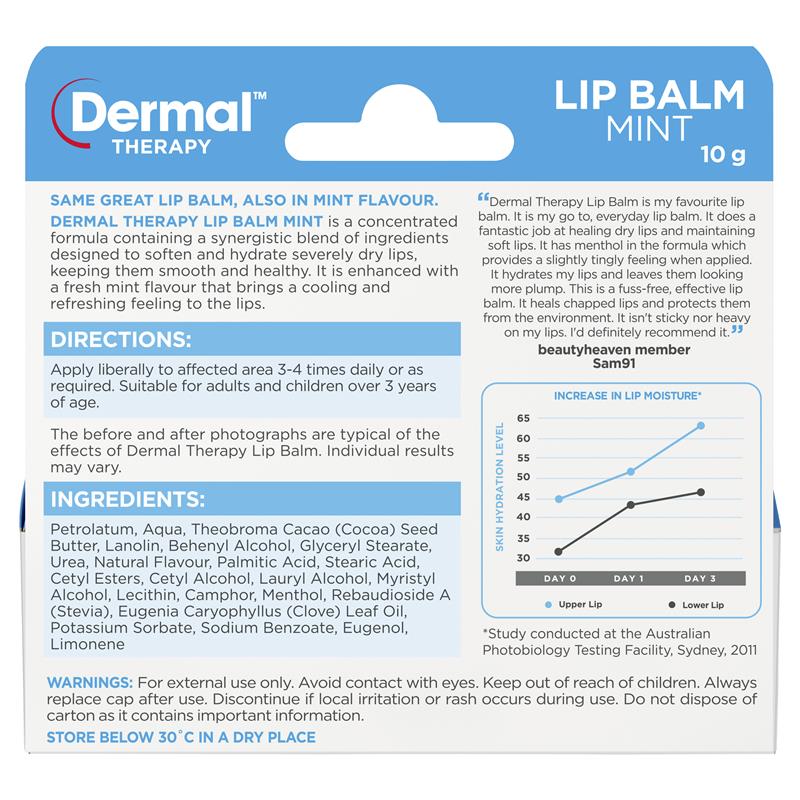 Dermal Therapy 薄荷润唇膏 10g