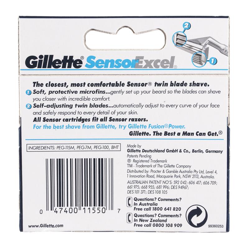 Bộ dao cạo râu Gillette Sensor Excel 5