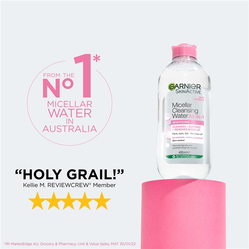 Nước tẩy trang Garnier SkinActive Micellar Cleansing Water dành cho mọi loại da 700ml