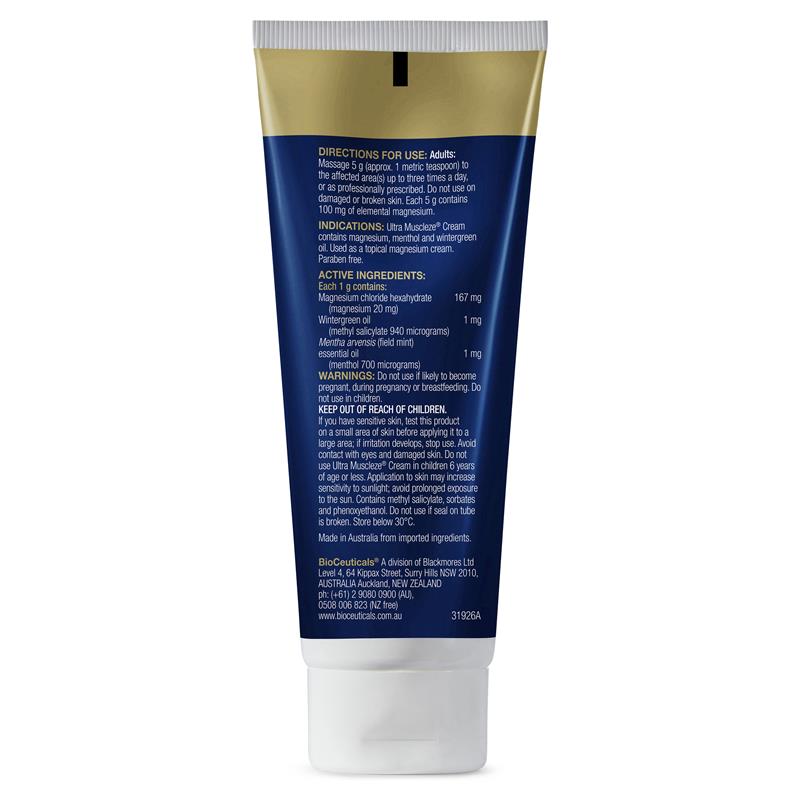 BioCeuticals Ultra Muscleze® 乳霜 100g