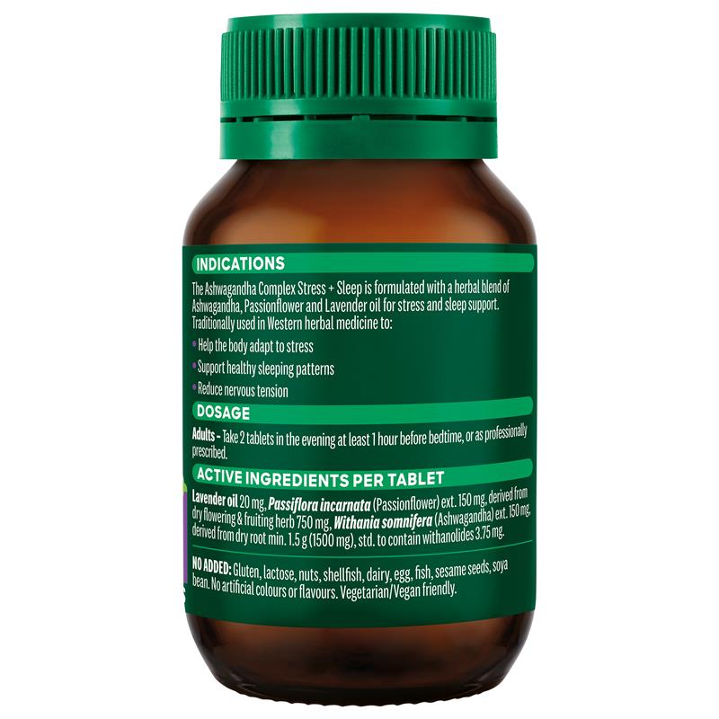 Thompsons Ashwagandha Complex Stress + Sleep 60 Tablets