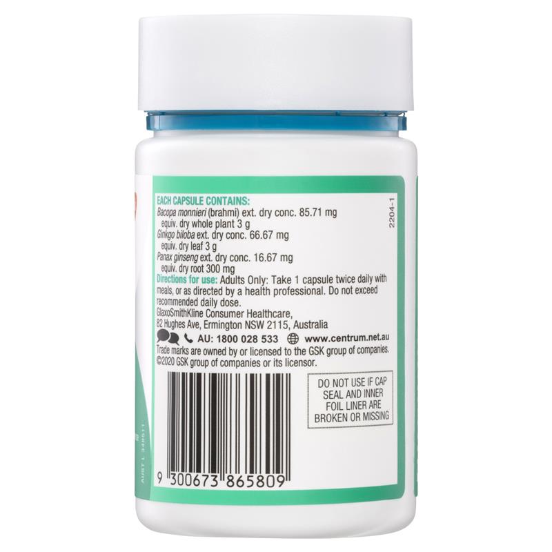 Centrum 健脑与记忆 50 粒胶囊