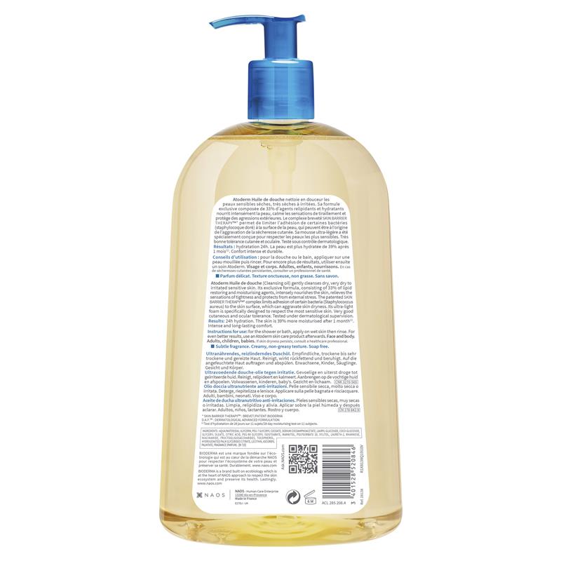 Sữa tắm Bioderma Atoderm Ultra-Nourishing Shower Oil Cleanser 1L