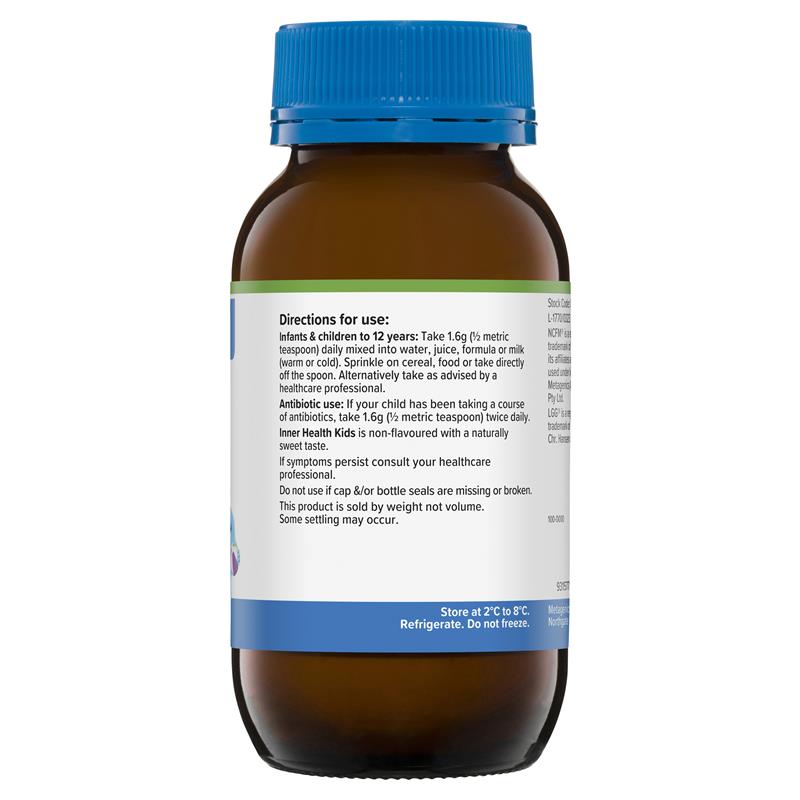 Inner Health Kids Probiotic 120g Powder Fridge Line