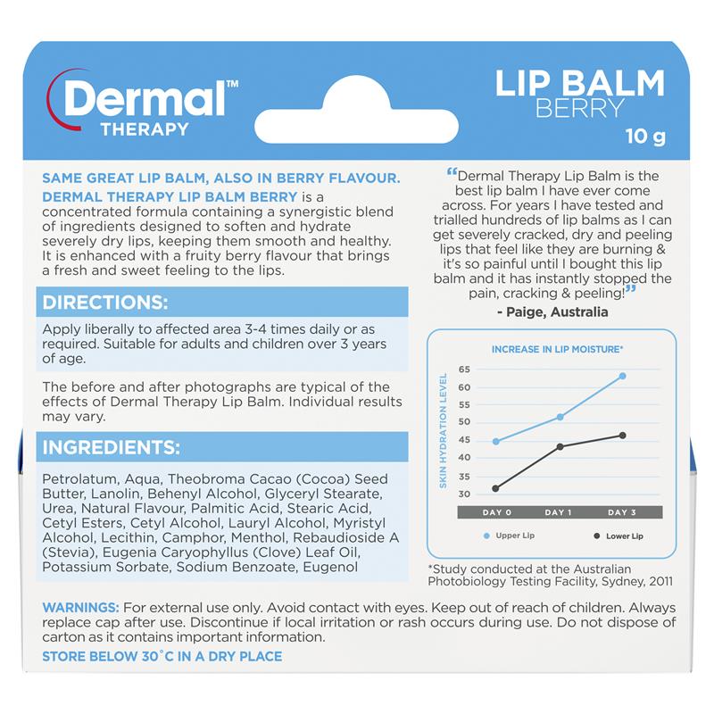 Dermal Therapy 浆果润唇膏 10g