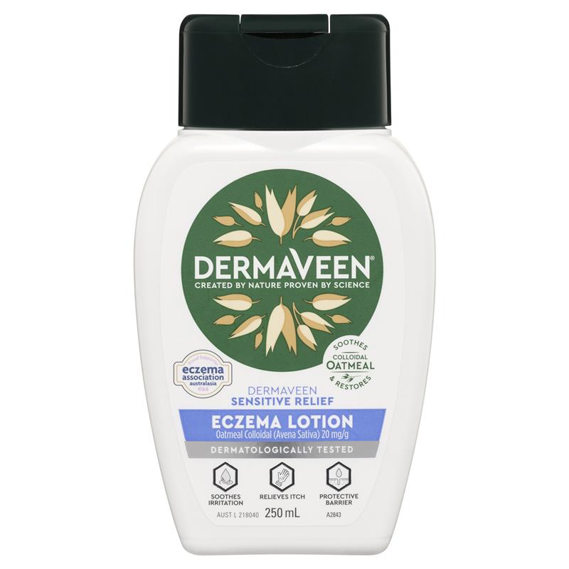 Sữa dưỡng thể DermaVeen Sensitive Relief Eczema 250mL