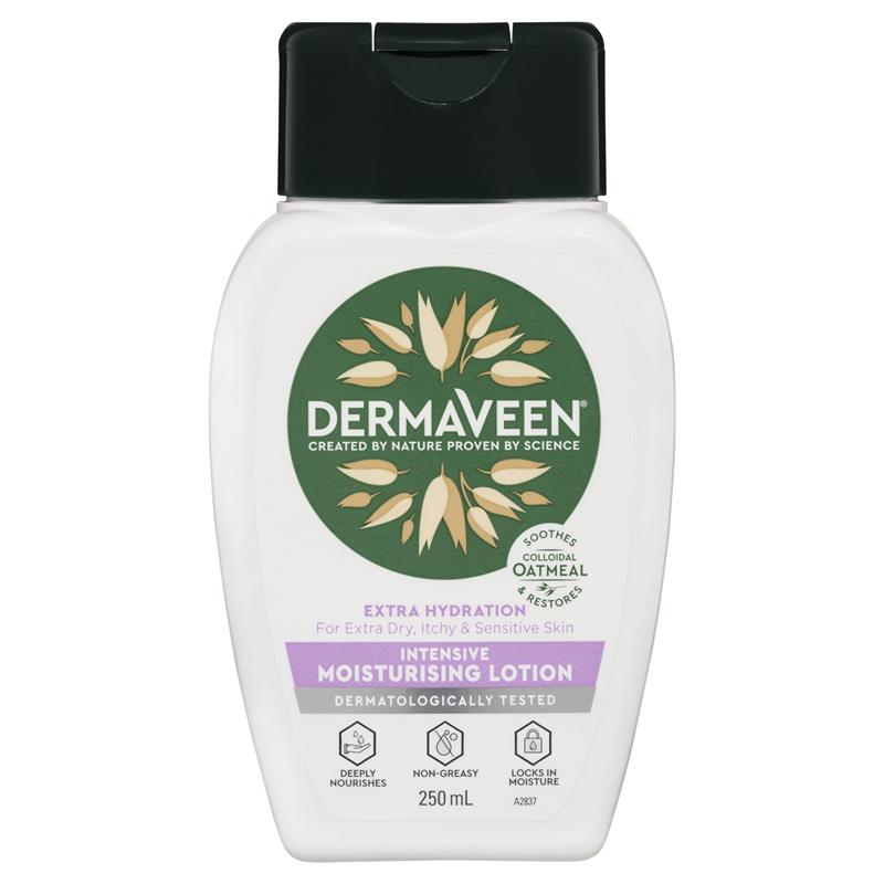 Sữa dưỡng ẩm chuyên sâu DermaVeen Intensive Extra Hydration 250mL