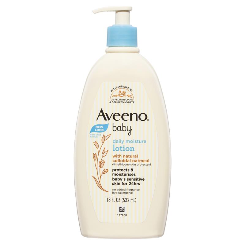Sữa dưỡng ẩm hàng ngày Aveeno Baby không mùi 532mL