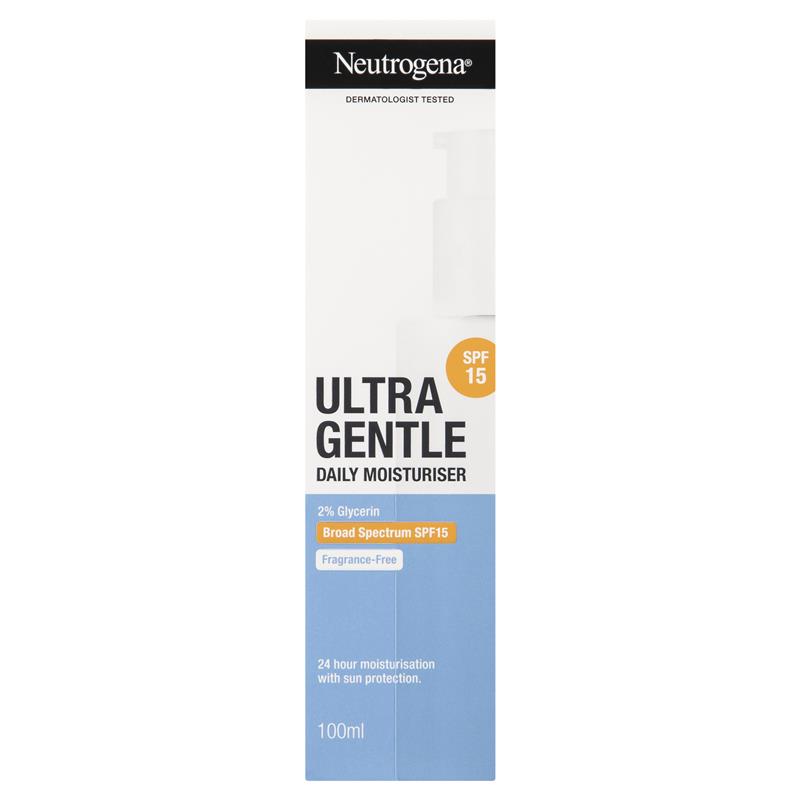 Kem dưỡng ẩm Neutrogena Ultra Gentle SPF15 100ml