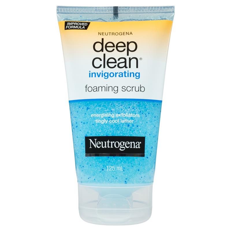 Sữa rửa mặt tạo bọt làm sạch sâu Neutrogena Deep Clean Invigorating Foaming Scrub 125mL