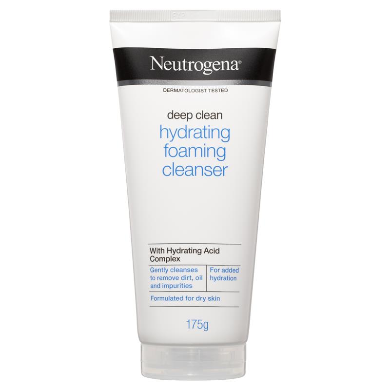 Sữa rửa mặt tạo bọt dưỡng ẩm Neutrogena Deep Clean 175g