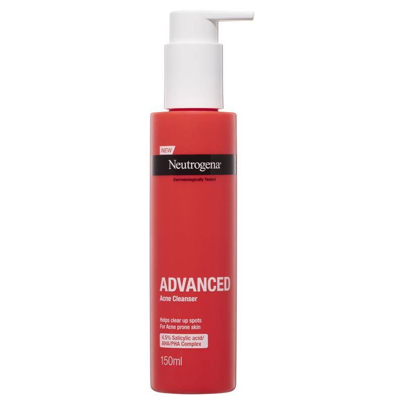 Sữa rửa mặt trị mụn Neutrogena Advanced Acne Cleanser 150ml