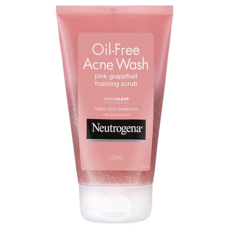 Tẩy tế bào chết Neutrogena Oil Free Pink Grapefruit 125ml