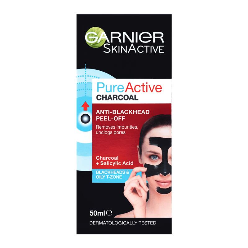 Mặt nạ lột mụn đầu đen Garnier Skin Active Pure Active Charcoal 50ml