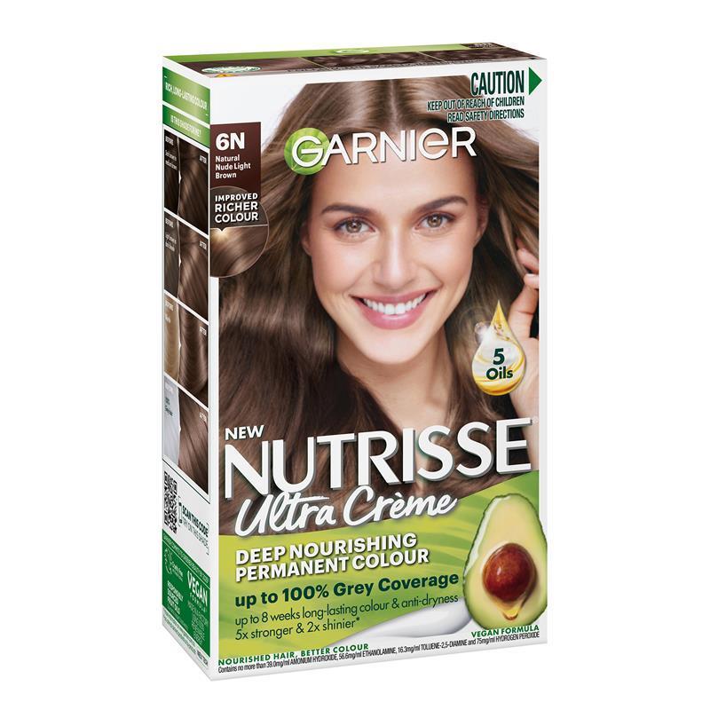 Garnier Nutrisse 6N Nudes Collection Light Brown