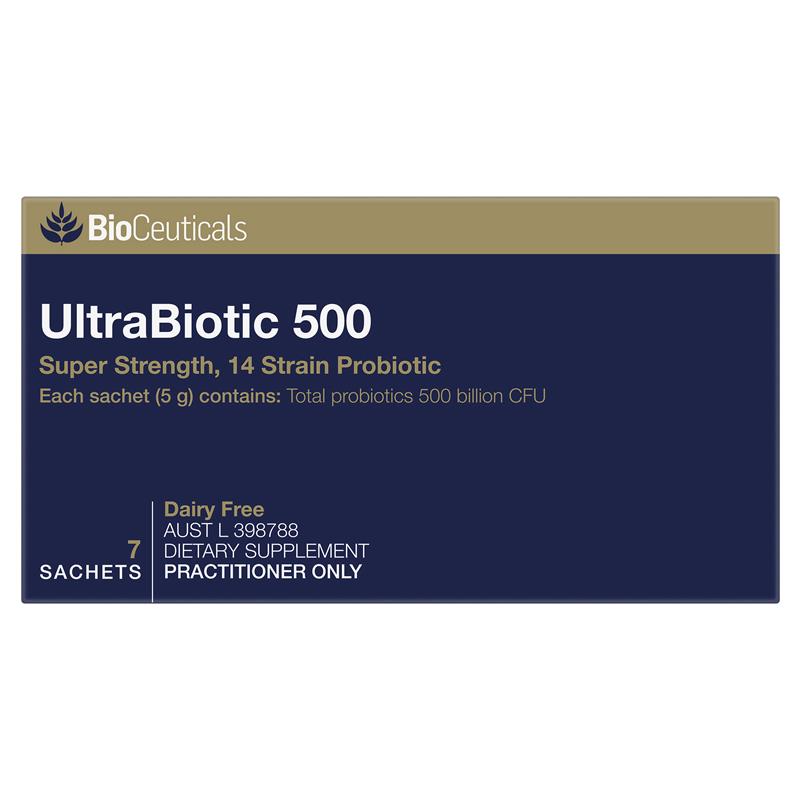Bioceuticals UltraBiotic 500 7袋装 冰箱包装