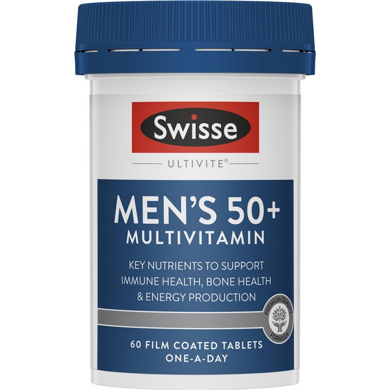 Swisse Mens Multivitamin 50+ 60 Viên