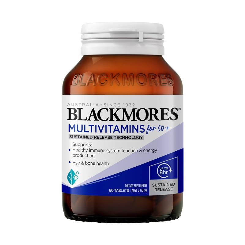 Blackmores Multivitamin cho người trên 50 tuổi dạng giải phóng kéo dài 150 viên