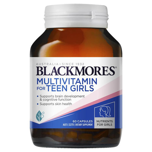 Blackmores 青少年女孩复合维生素 60 粒胶囊