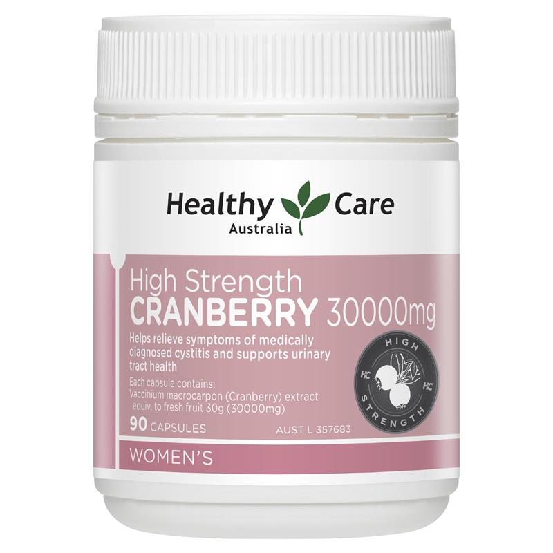 Healthy Care 高强度蔓越莓胶囊 30000 毫克 90 粒