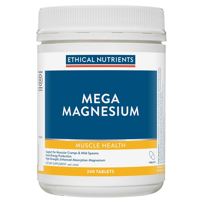 Viên uống bổ sung Magiê Ethical Nutrients Mega 240 viên