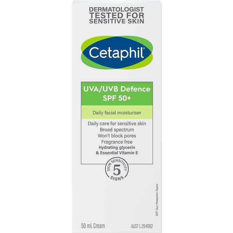 Kem chống nắng Cetaphil UVA/UVB Defence SPF 50+ 50mL