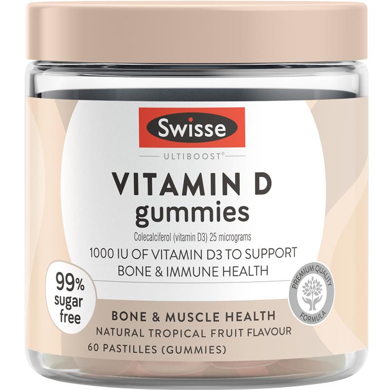 Kẹo dẻo Vitamin D Swisse 60 gói