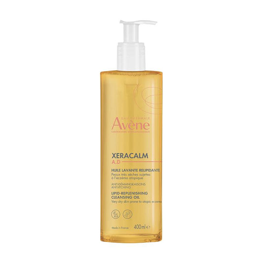 Avene XeraCalm AD 卸妆油 400ml - 适用于湿疹肌肤的洁面乳