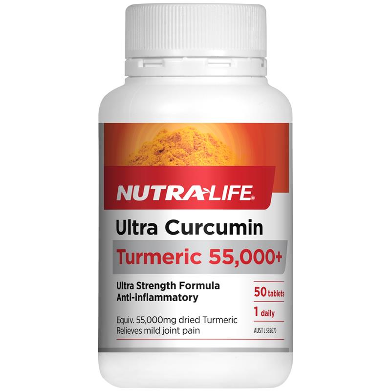 Nutra-Life Ultra Curcumin Turmeric 55000+ 50 Tablets