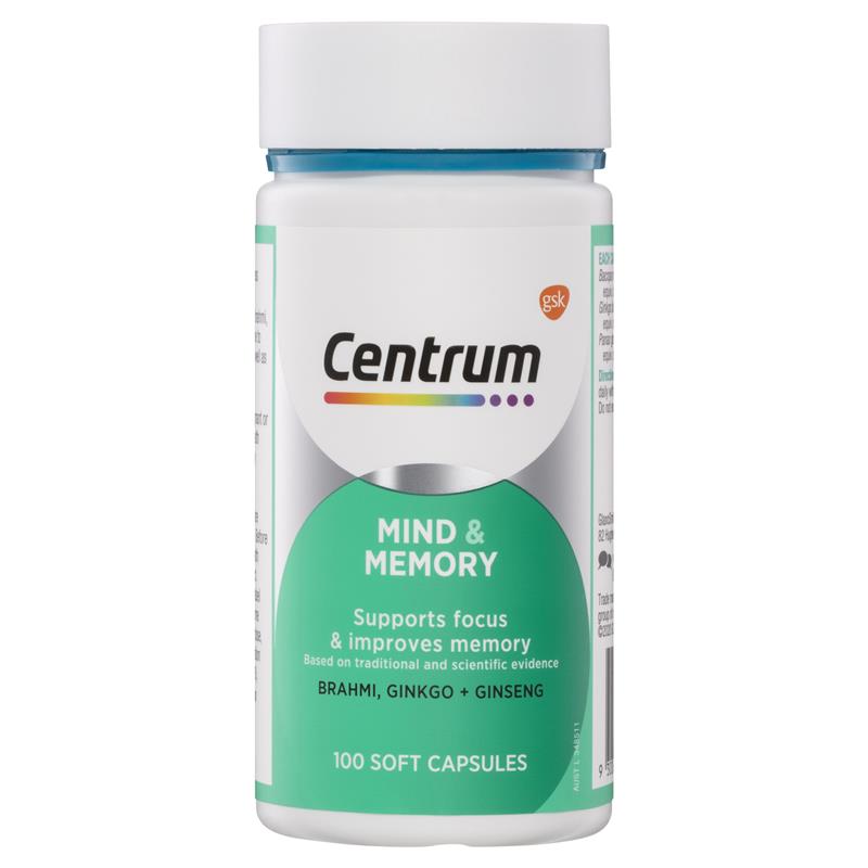 Centrum Mind & Memory 100 Capsules