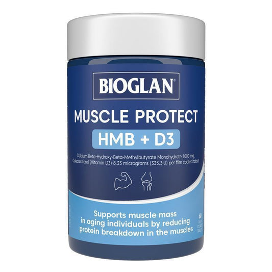 Bioglan 肌肉保护 HMB + D3 60 片