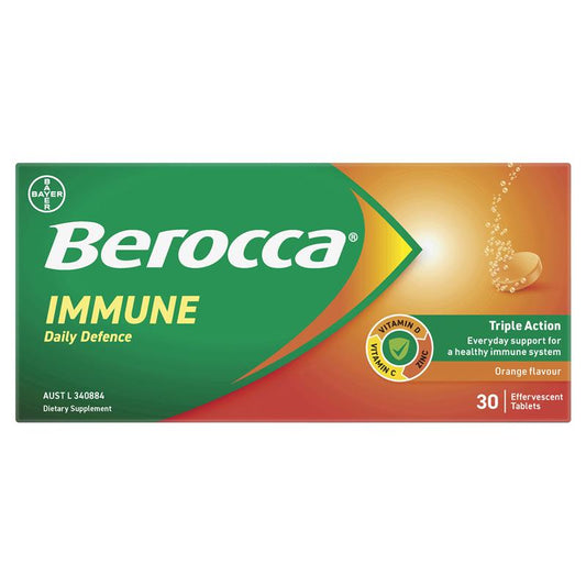 Berocca 免疫每日防御橙味 30 片泡腾片