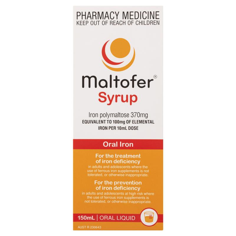 Siro sắt uống Maltofer 150ml dạng lỏng