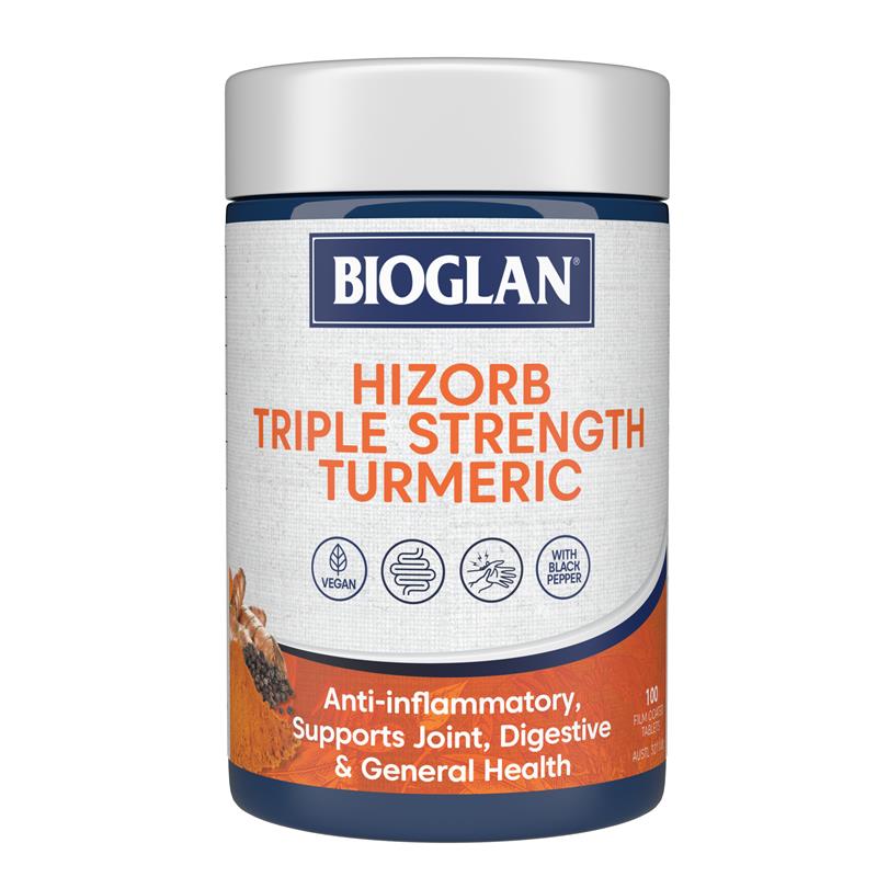 Bioglan Hi-Zorb 三倍强度姜黄 100 片