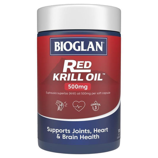 Bioglan 红磷虾油 500 毫克 120 粒软胶囊