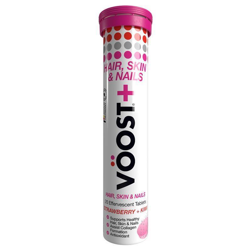 Viên sủi Voost + Hair Skin Nails hộp 20 viên