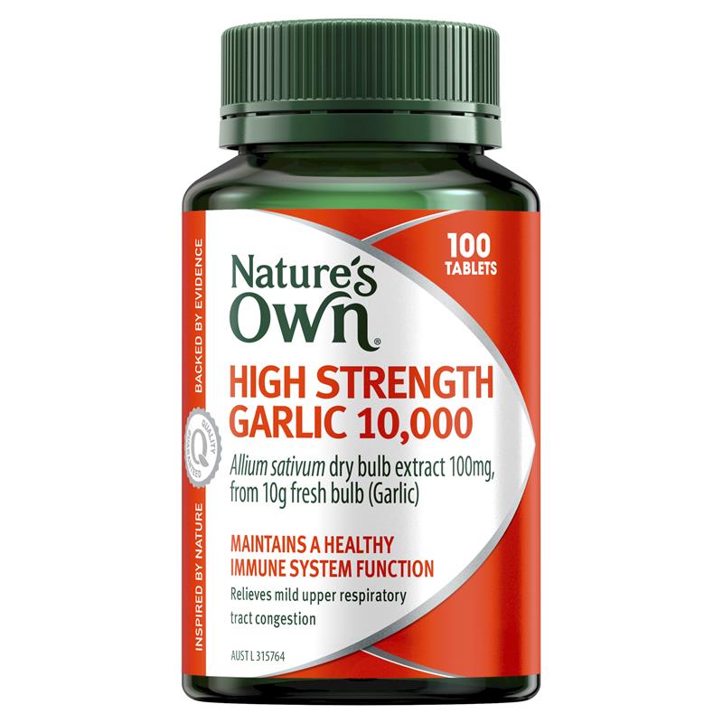 Tỏi cường độ cao Nature's Own 10.000mg 100 viên