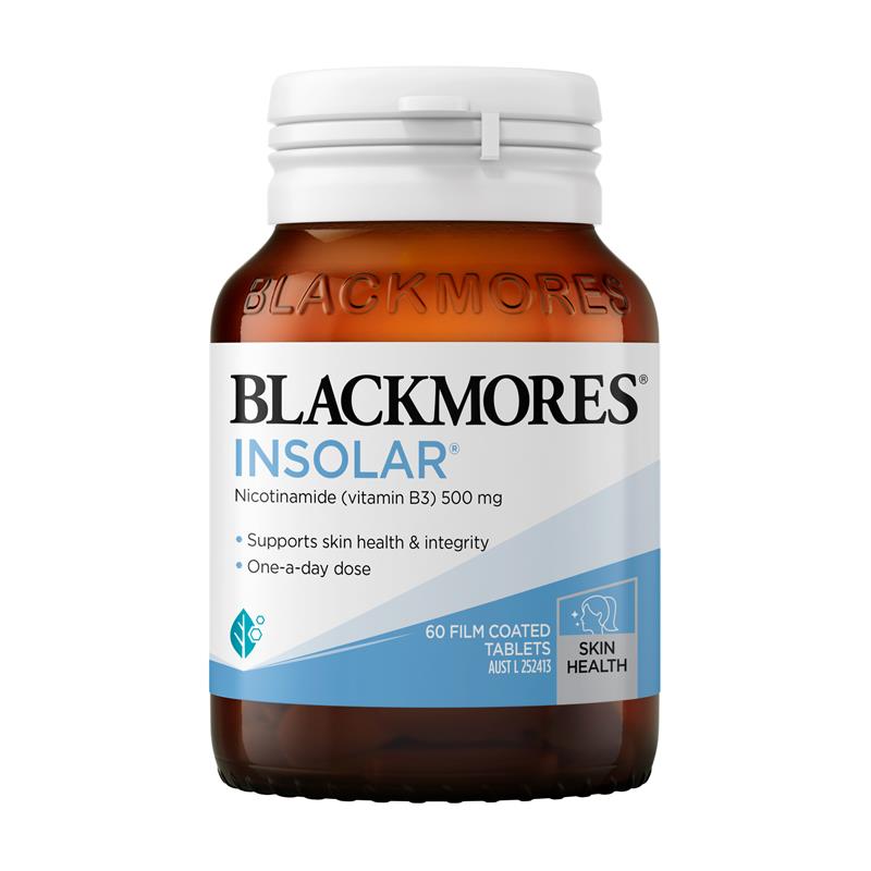 Viên uống bổ sung vitamin B3 Blackmores Insolar Skin Health 60 viên