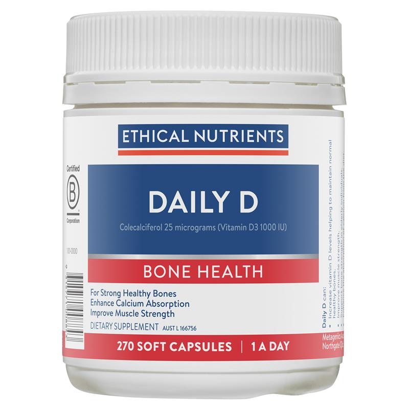 Viên nang Ethical Nutrients Daily D 270