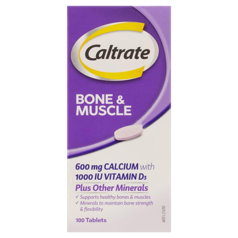 Caltrate Bone and Muscle 100 Tablets