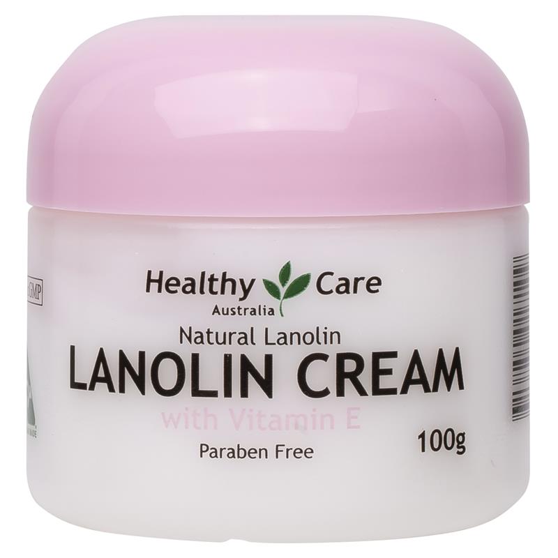 Kem dưỡng da Lanolin & Vitamin E tự nhiên Healthy Care 100g