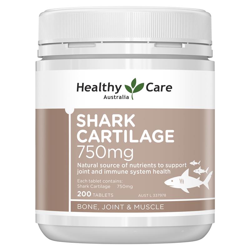 Healthy Care Shark Cartilage 750mg 200 Viên